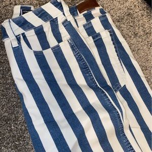 Hollister Striped Jeans